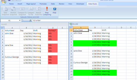 Comparing 2 Files